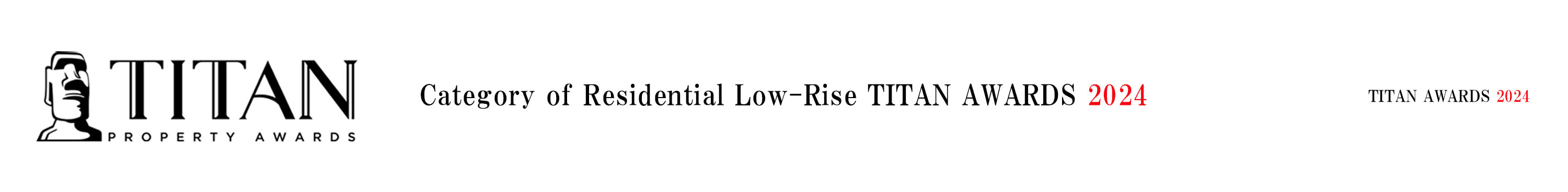 Category of Residential Low-Rise TITAN AWARD 2024