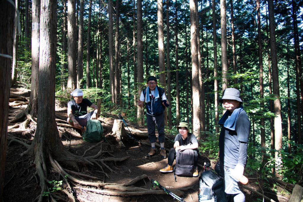 陣馬山_休憩