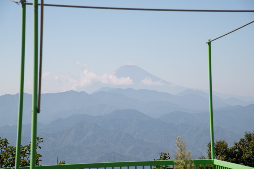 陣馬山より富士山