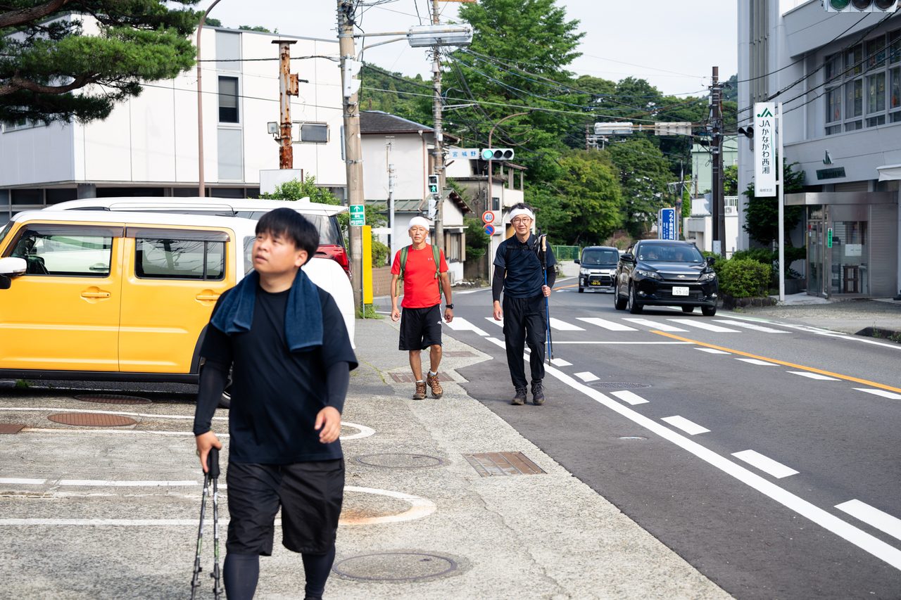 下山!バスに乗って箱根湯本駅に向かいます。