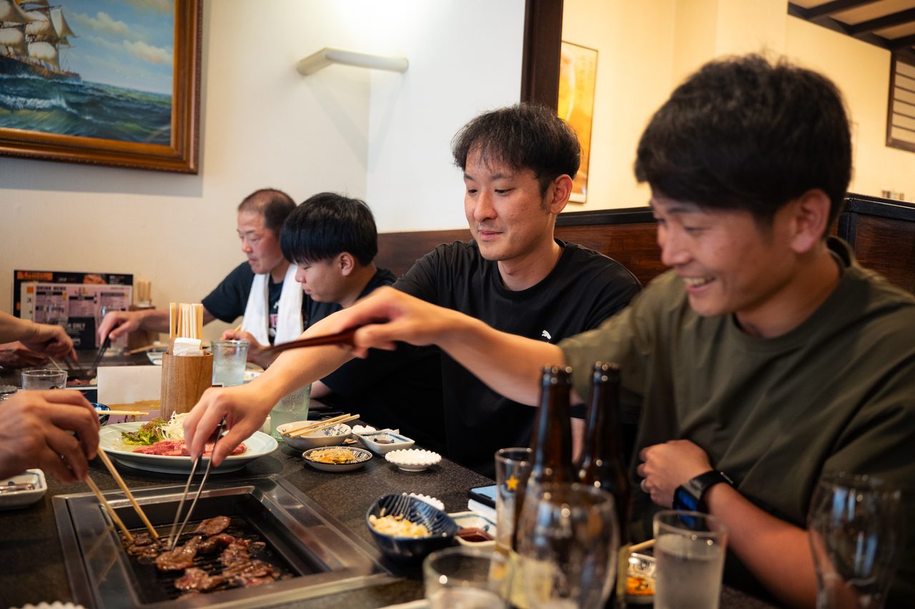 最後はやっぱり焼肉!お疲れ様でした!